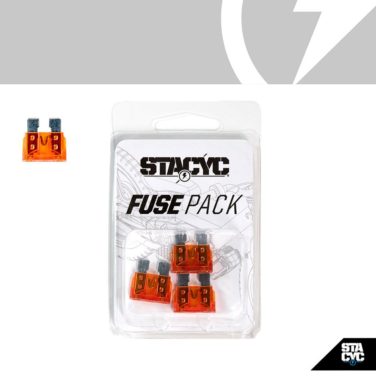 STACYC REPLACEMENT FUSES - QUANTITY 3