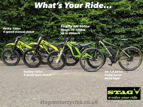 The Stag Motorcycles Range