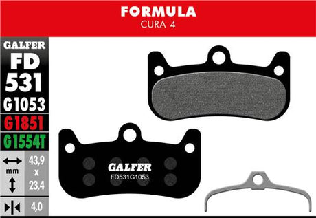 Galfer Formula Cura 4 Brake Pads