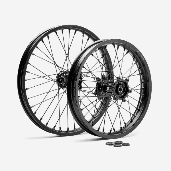 Full-E Charged Front and Rear Wheel Set for Sur-Ron Ultra Bee (21" x 1.6 / 18" x 2.15)