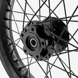 Full-E Charged Front & Rear Black Wheel Set for Sur-Ron Light Bee (14.2" x 2.15)