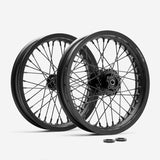 Full-E Charged Front & Rear Black Wheel Set for Sur-Ron Light Bee (14.2" x 2.15)