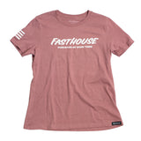 Camiseta con logo Fasthouse para mujer