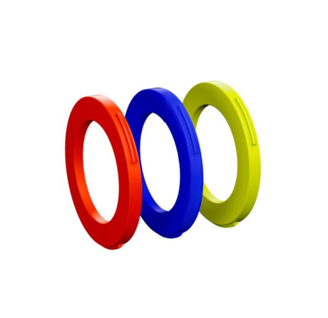 Magura Ring Kit for Caliper, 4 Pistons - Blue, Red, Yellow