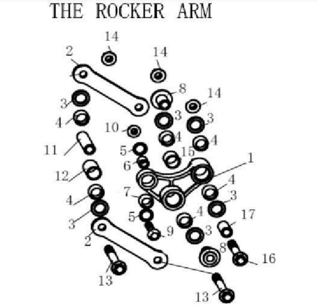 Horwin CR6 Rocker Arm