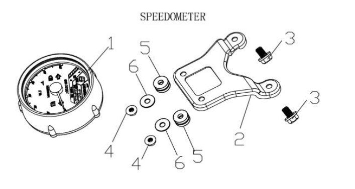Horwin CR6 Speedometer Assembly